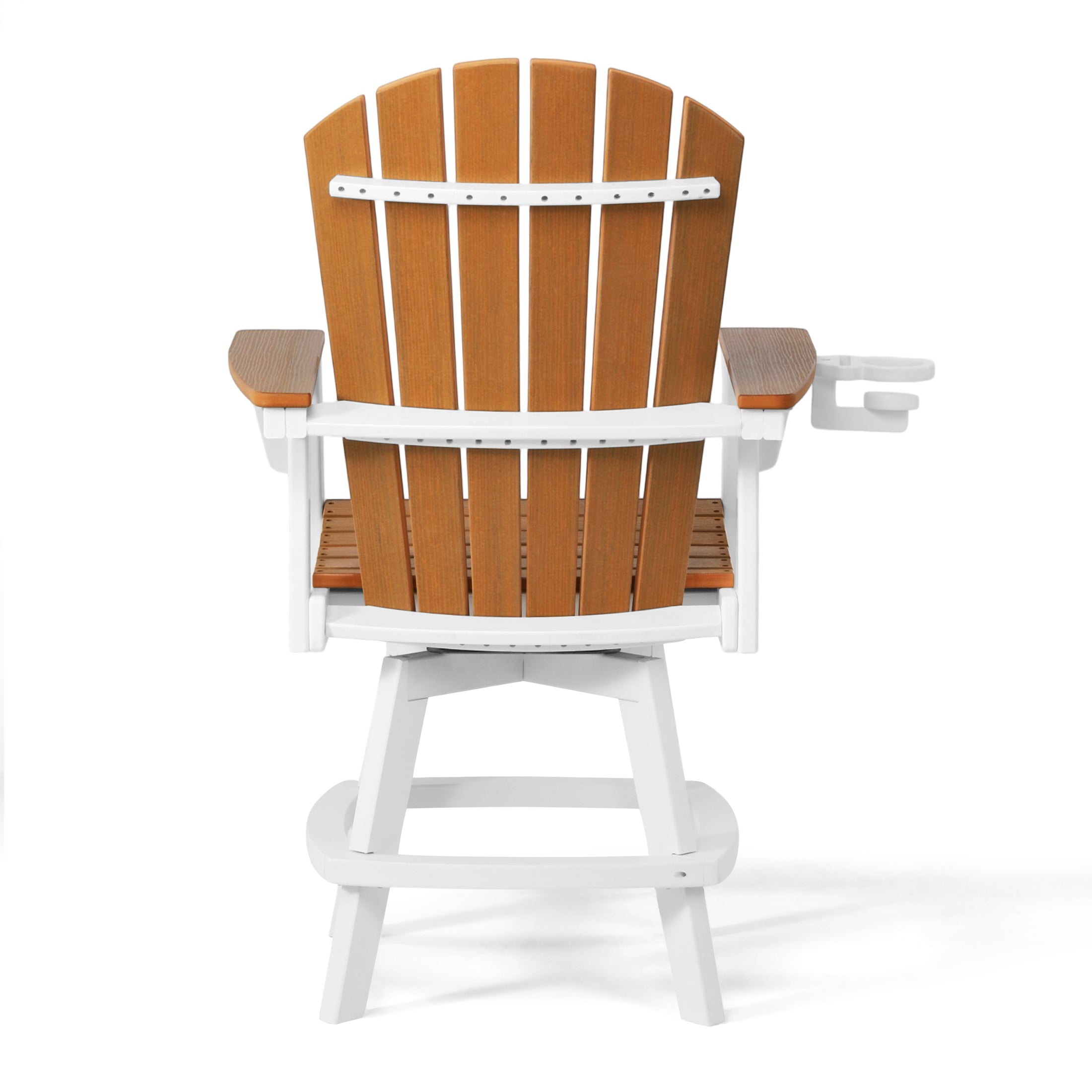 Heritage Ridge Adirondack Swivel Counter Chair With Cup Holder