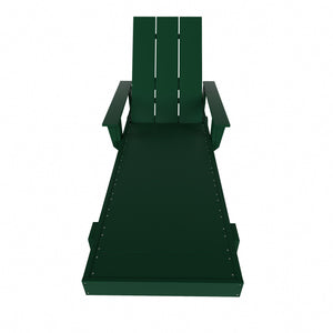 Malibu Modern All-Weather Outdoor Reclining Sun Lounger With Arm Rests & Wheels
