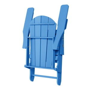 Chatham Folding Adjustable Adirondack Chair with Cup Holder and Hideaway Ottoman