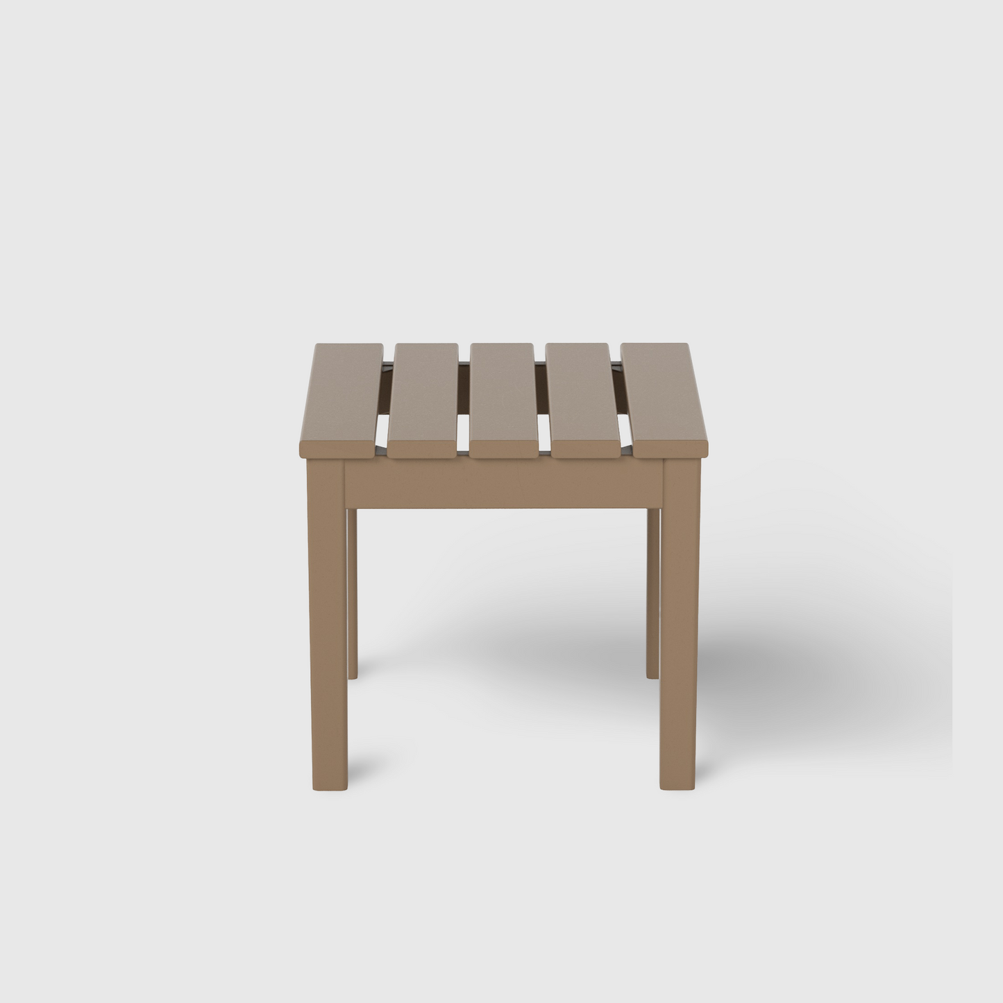 POLYTRENDS™ Tuscany All-Weather Outdoor Square Side Table (17" Height)