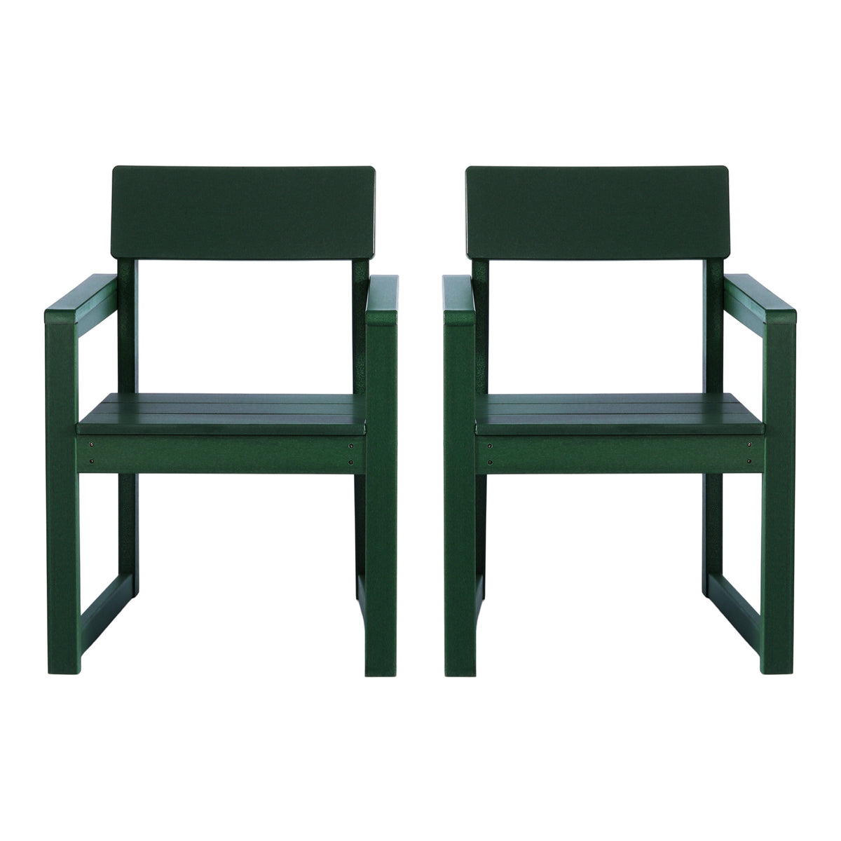 Palmetto Outdoor Dining Arm Chair (Set of 2)