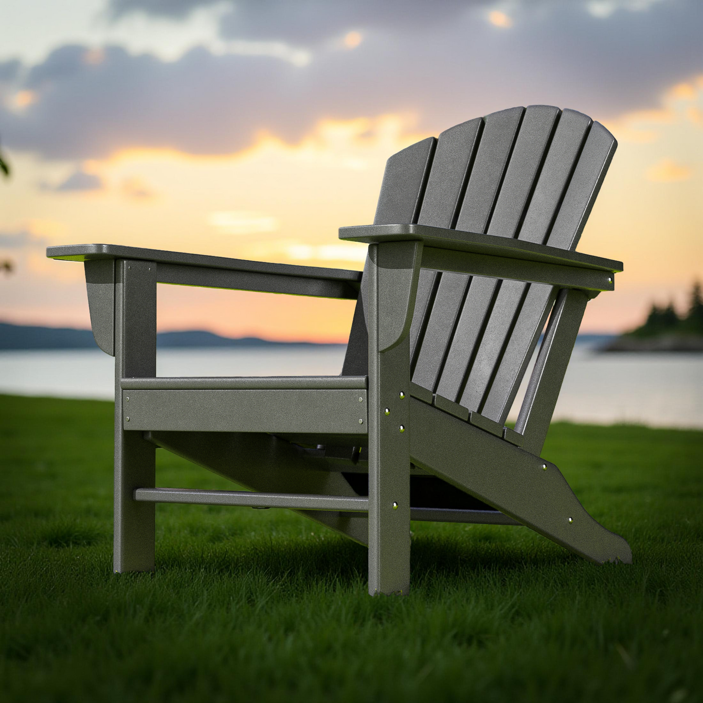 POLYTRENDS™ Westport All-Weather Outdoor Adirondack Chair