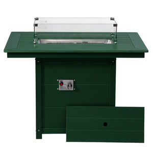 Sedona Rectangular 34" X 46" Dining Fire Pit Table