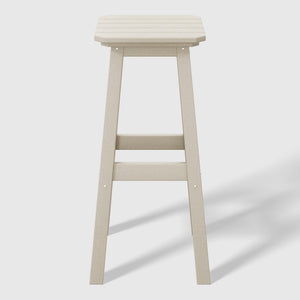 Stockholm All-Weather Outdoor Square Bar Stool (29" Height)