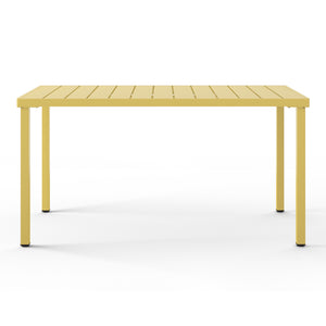 Polyform 59" x 35.4" Steel Rectangular Dining Table