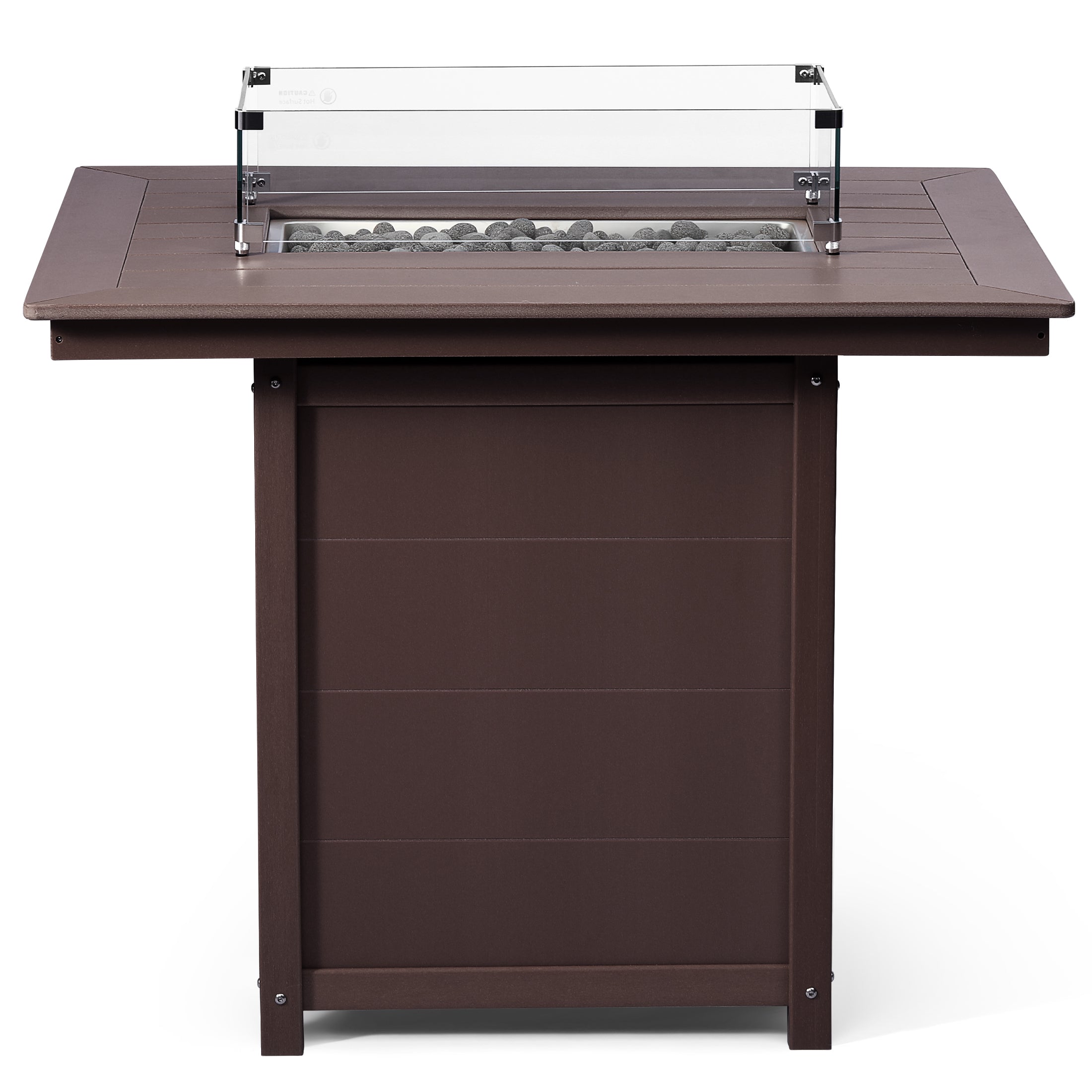Sedona Rectangular 34" X 46" Counter Fire Pit Table
