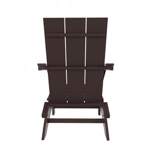 Malibu Modern All-Weather Outdoor Folding Adirondack Chair