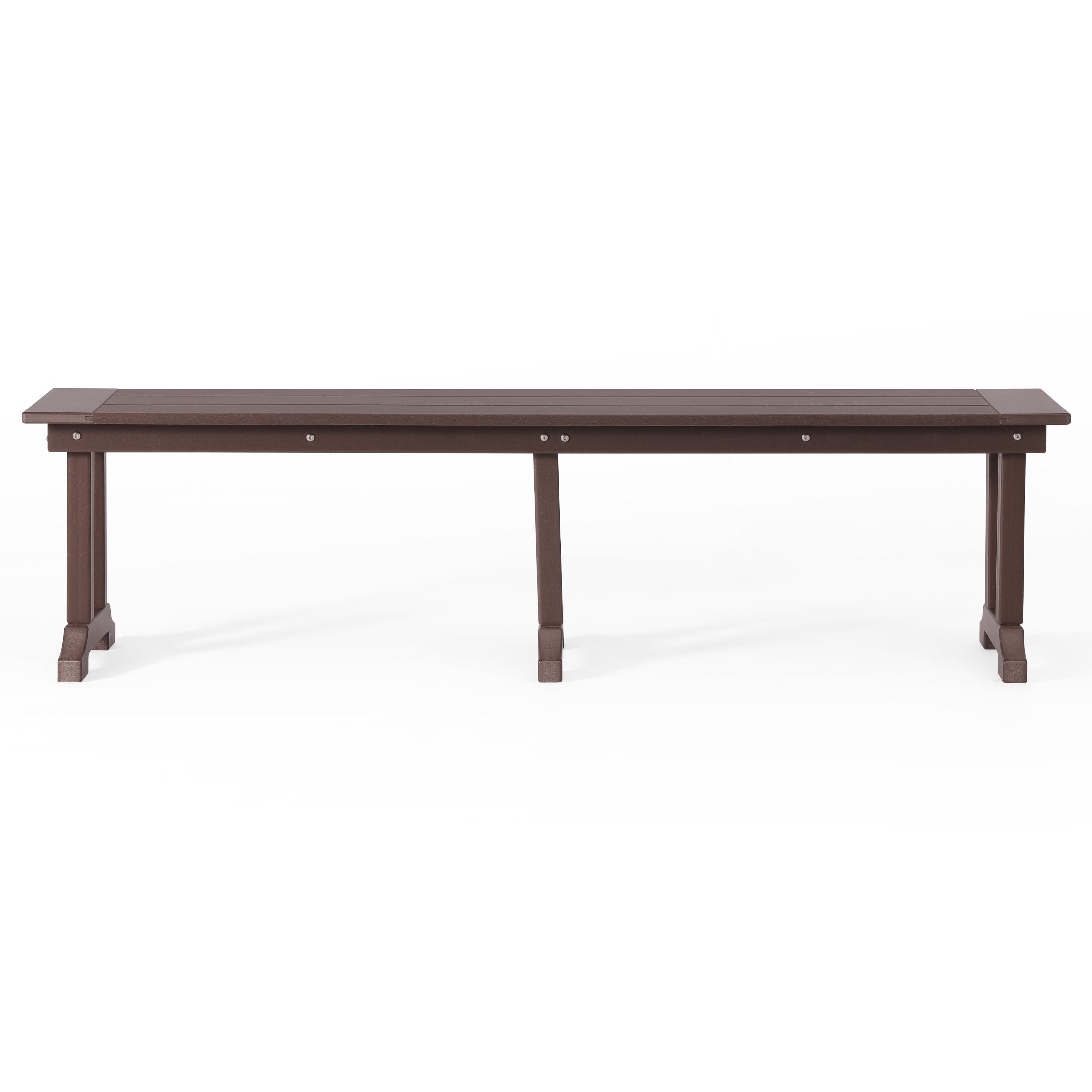 Tuscany All-Weather Outdoor 65" Trestle Dining Bench