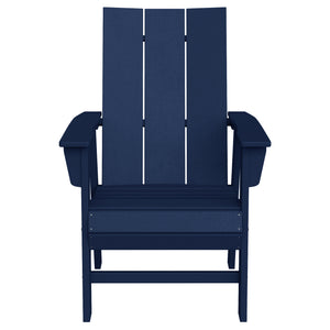 Malibu Modern All-Weather Outdoor Contoured Adirondack Dining Chair