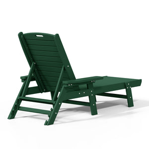 Santa Monica All-Weather Outdoor Reclining Sun Lounger with Arm Rests