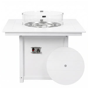 Sedona Square 42" Dining Fire Pit Table