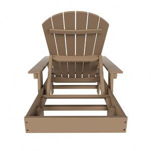 Westport Classic All-Weather Outdoor Adirondack Reclining Sun Lounger With Arms Rests
