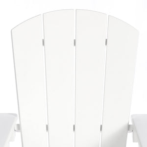 Tiny Terraces Kids' All-Weather Outdoor Poly Adirondack Chair