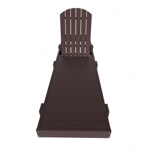 Westport Classic All-Weather Outdoor Adirondack Reclining Sun Lounger