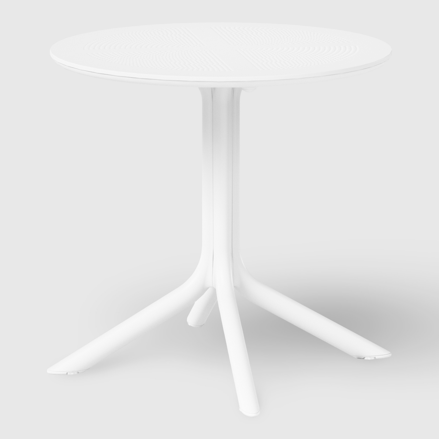 POLYTRENDS™ Copenhagen Lameller All-Weather Indoor/Outdoor Round Dining Table (31.5" Table Top)