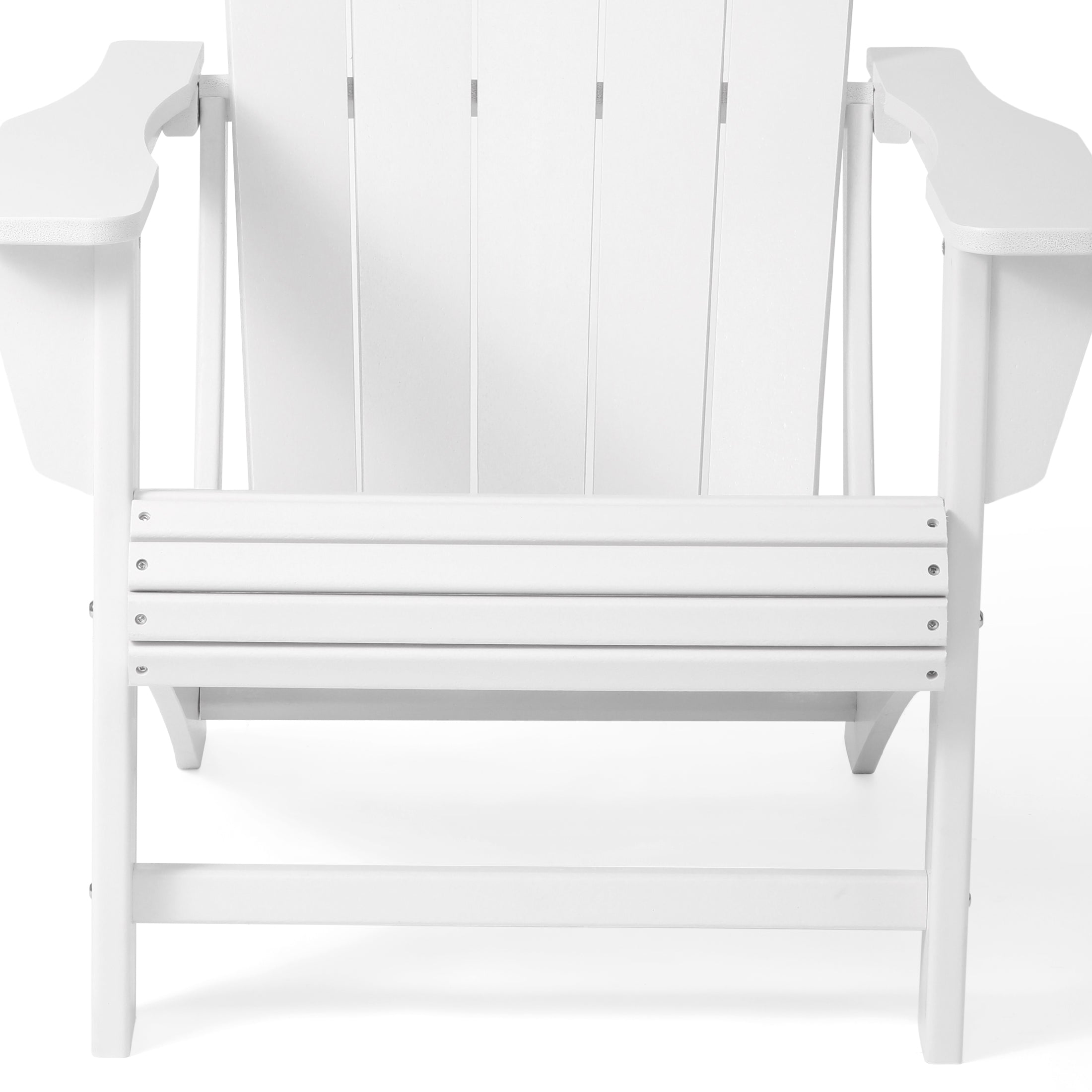 Tahoe All-Weather Outdoor Poly Adirondack Chair with Retractable Cup Holder