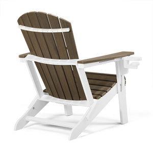Heritage Ridge Folding Adirondack Chair With Cup Holder