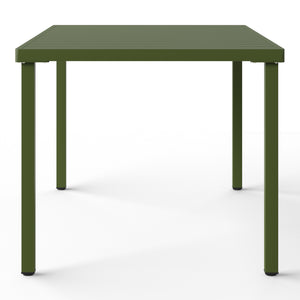 Polyform 59" x 35.4" Steel Rectangular Dining Table