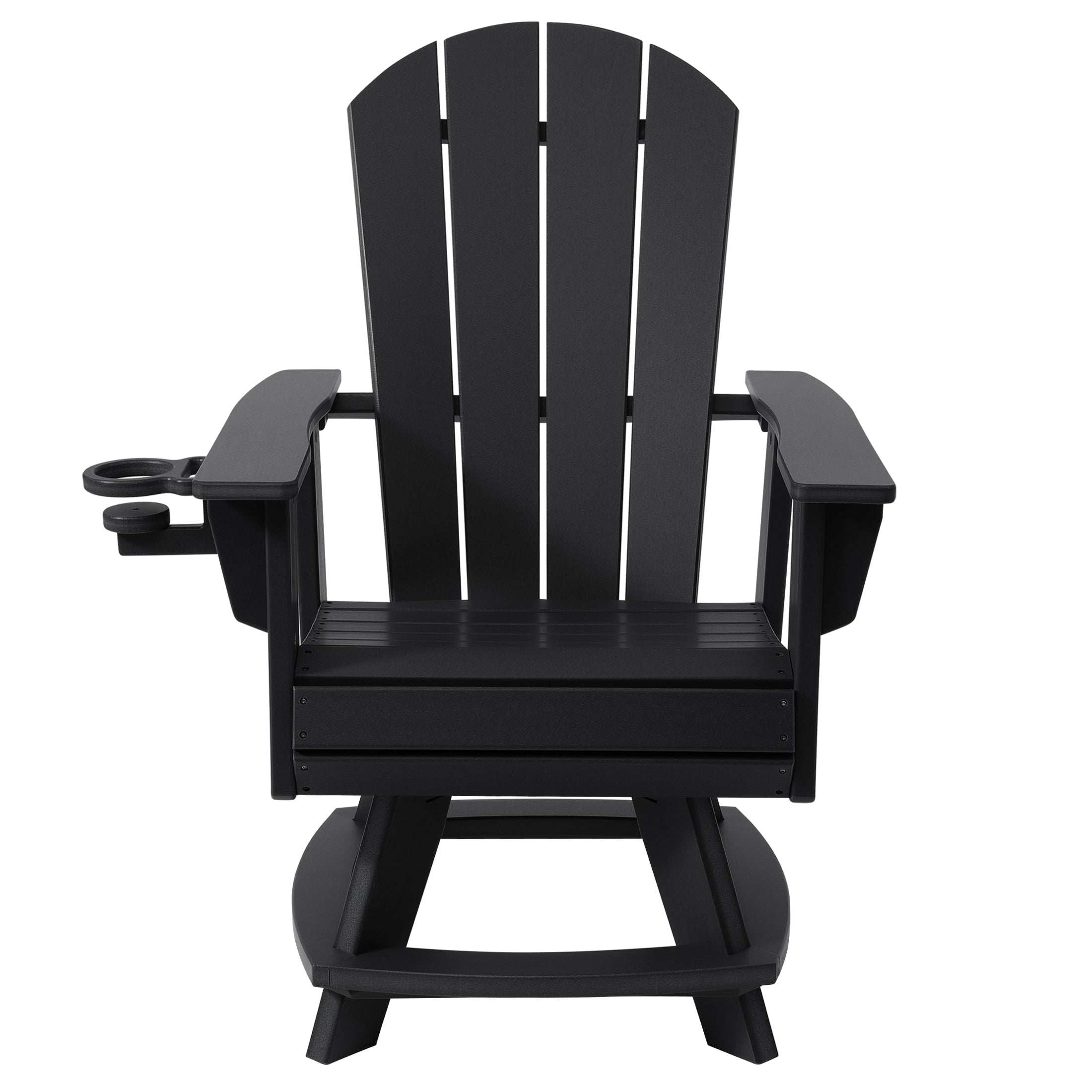 Adirondack Swivel Dining Chair with Cup Holder With Cup Holder