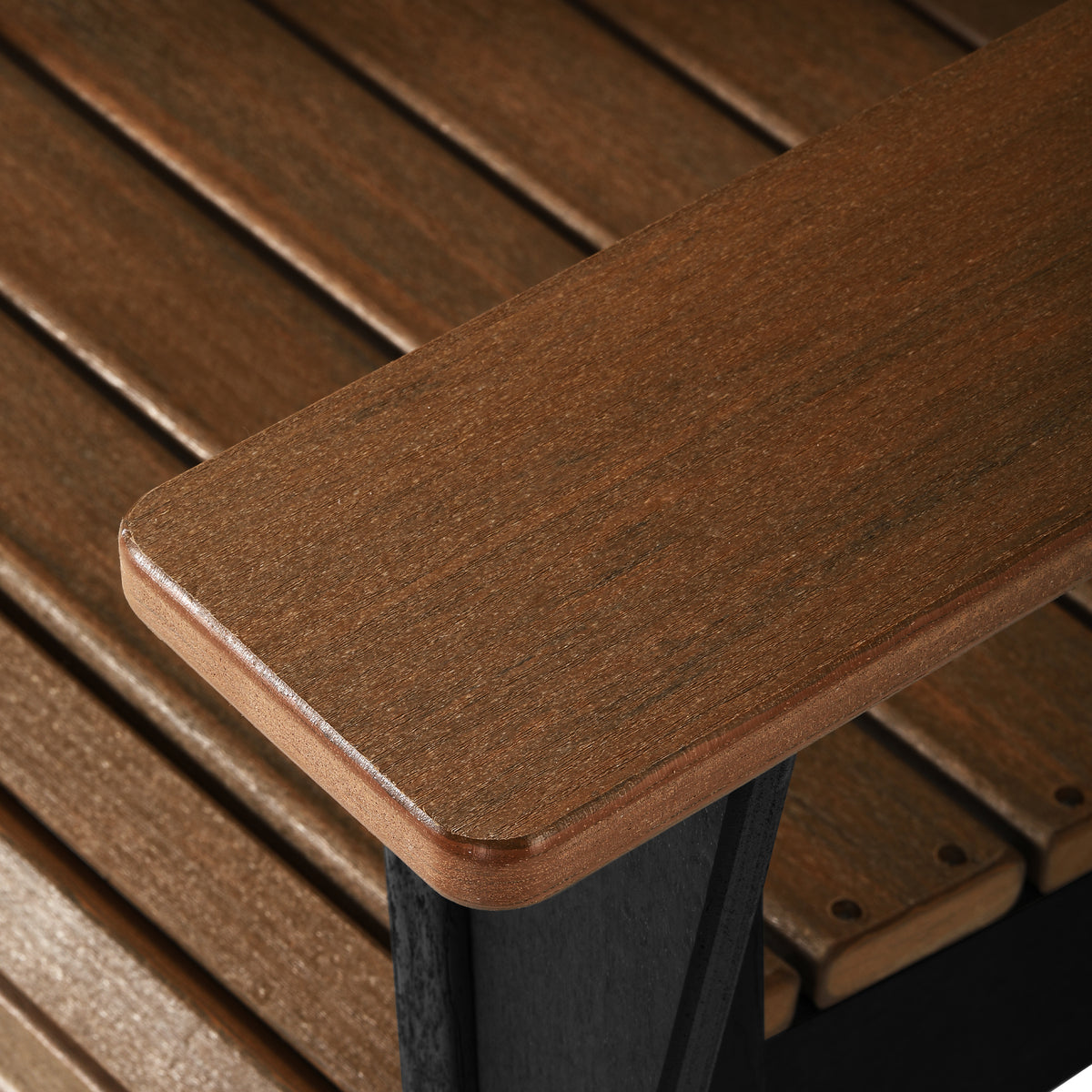 Adirondack Counter Glider With Cup Holder