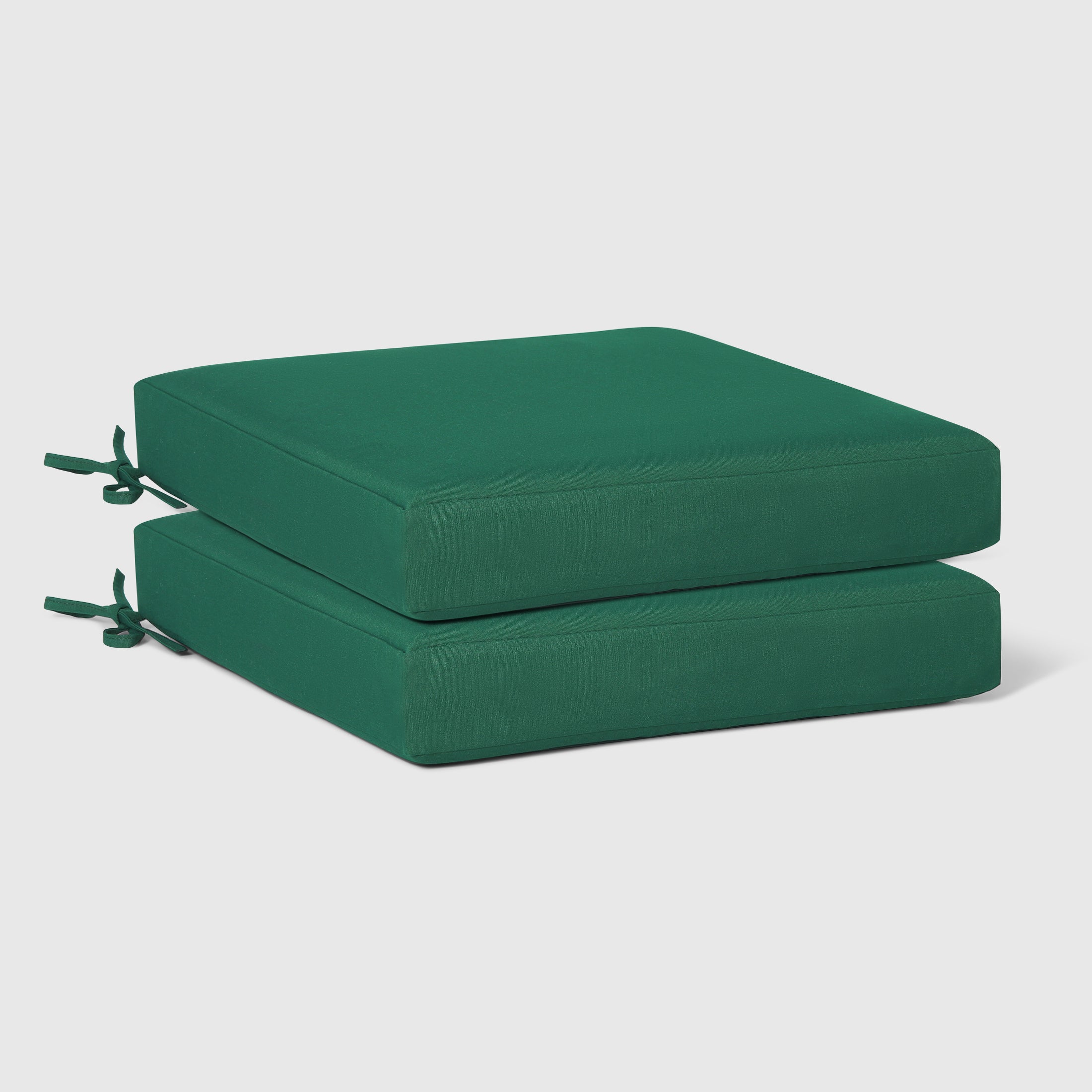 Outdoor Patio Furniture Seat Chair Square Cushions Set of 2, 20" x 19"