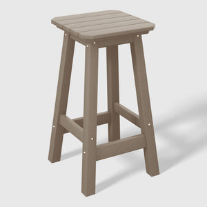 Stockholm All-Weather Outdoor Square Counter Stool (24" Seat Height)