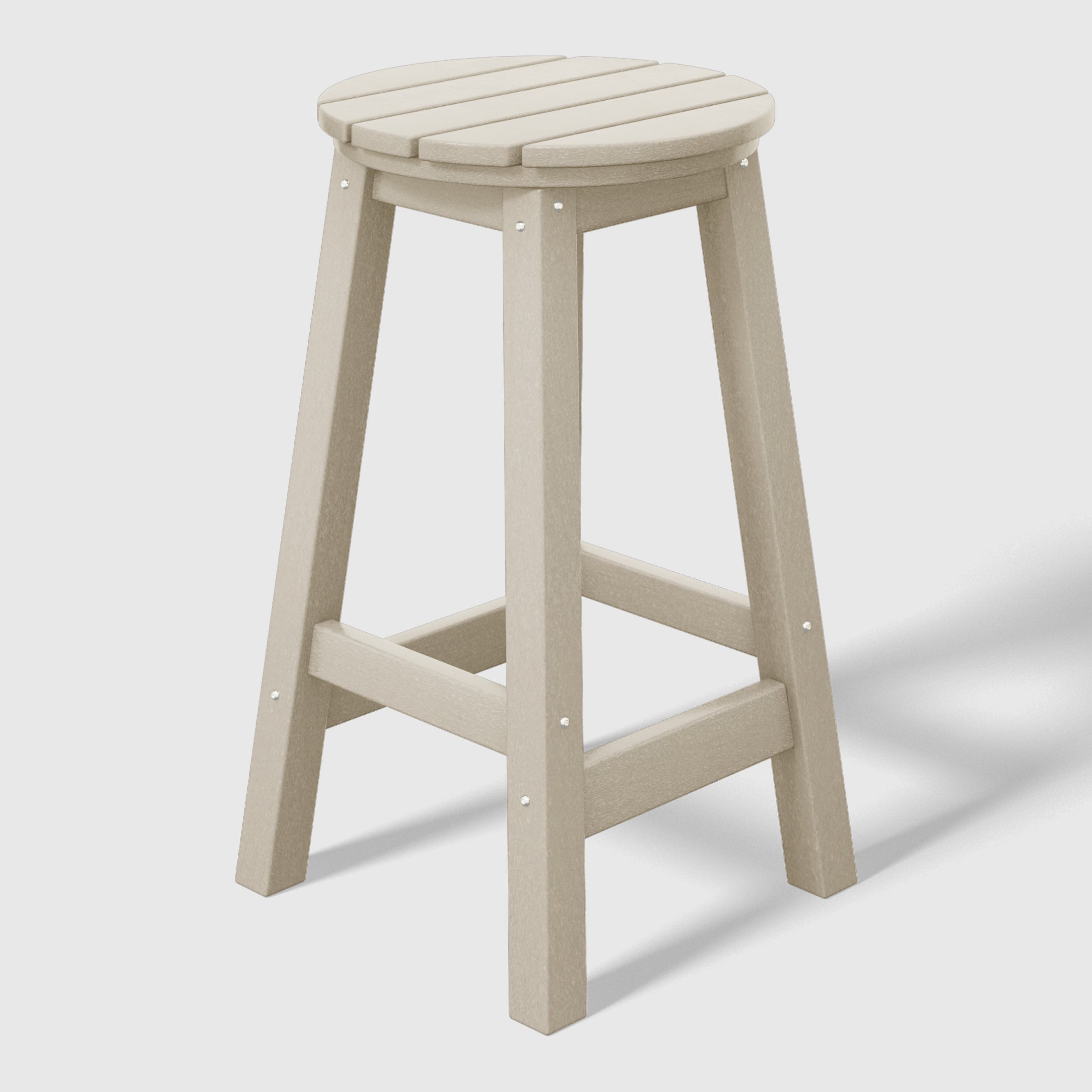 Stockholm All-Weather Outdoor Round Counter Stool (24" Height)