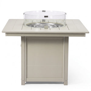 Sedona Square 42" Dining Fire Pit Table