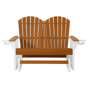 Adirondack 52“ Glider With Cup Holder