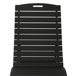Key West Folding Pool Lounge Chair with Wheels