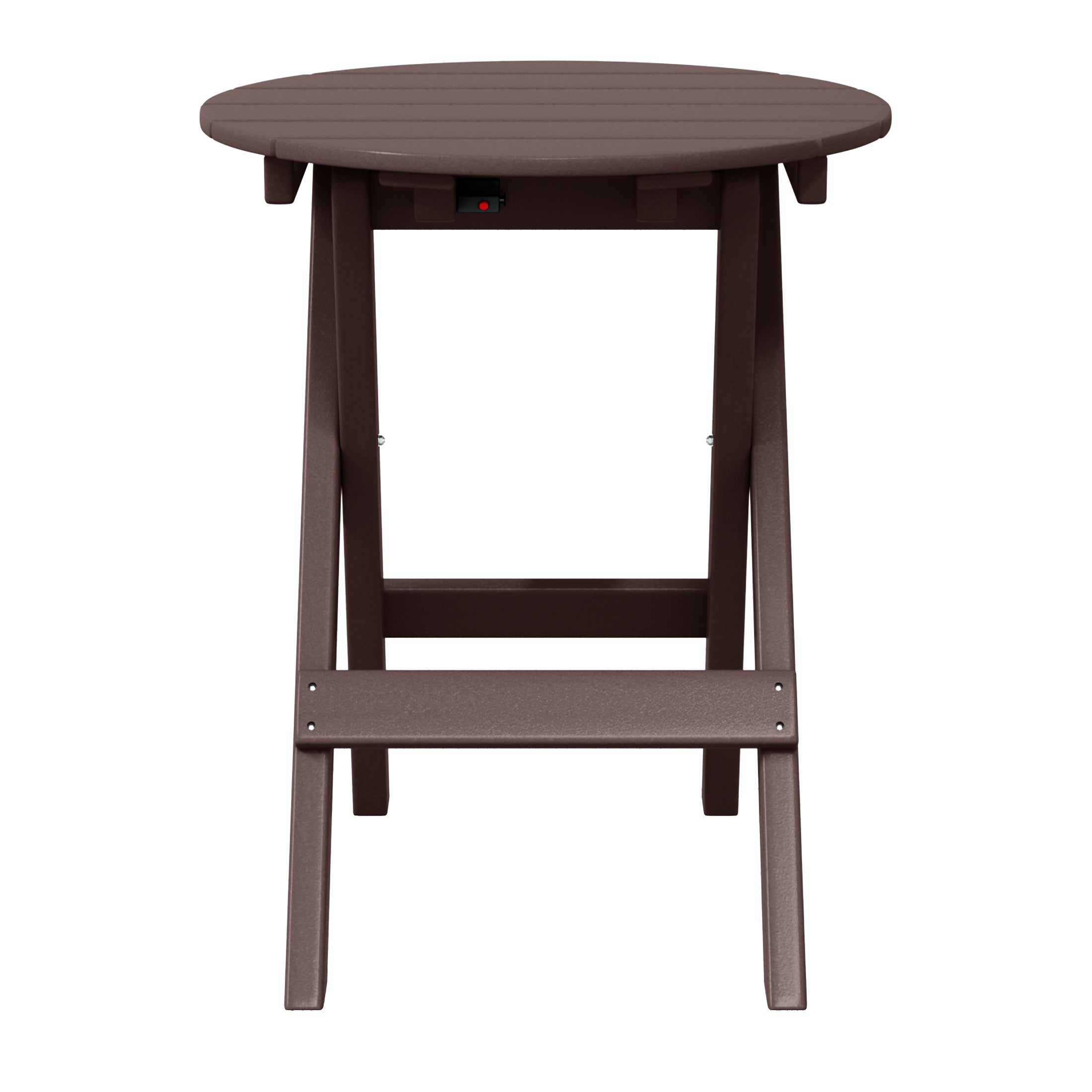 Tuscany All-Weather Outdoor Patio Round Folding Dining Table (24" Top)
