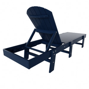 Westport Classic All-Weather Outdoor Adirondack Reclining Sun Lounger