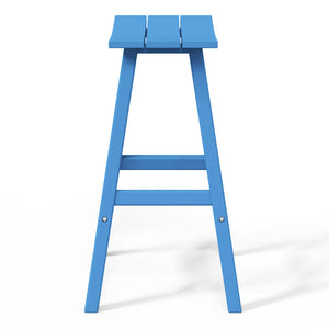 Stockholm All-Weather Outdoor Saddle Bar Stool (29" Height)