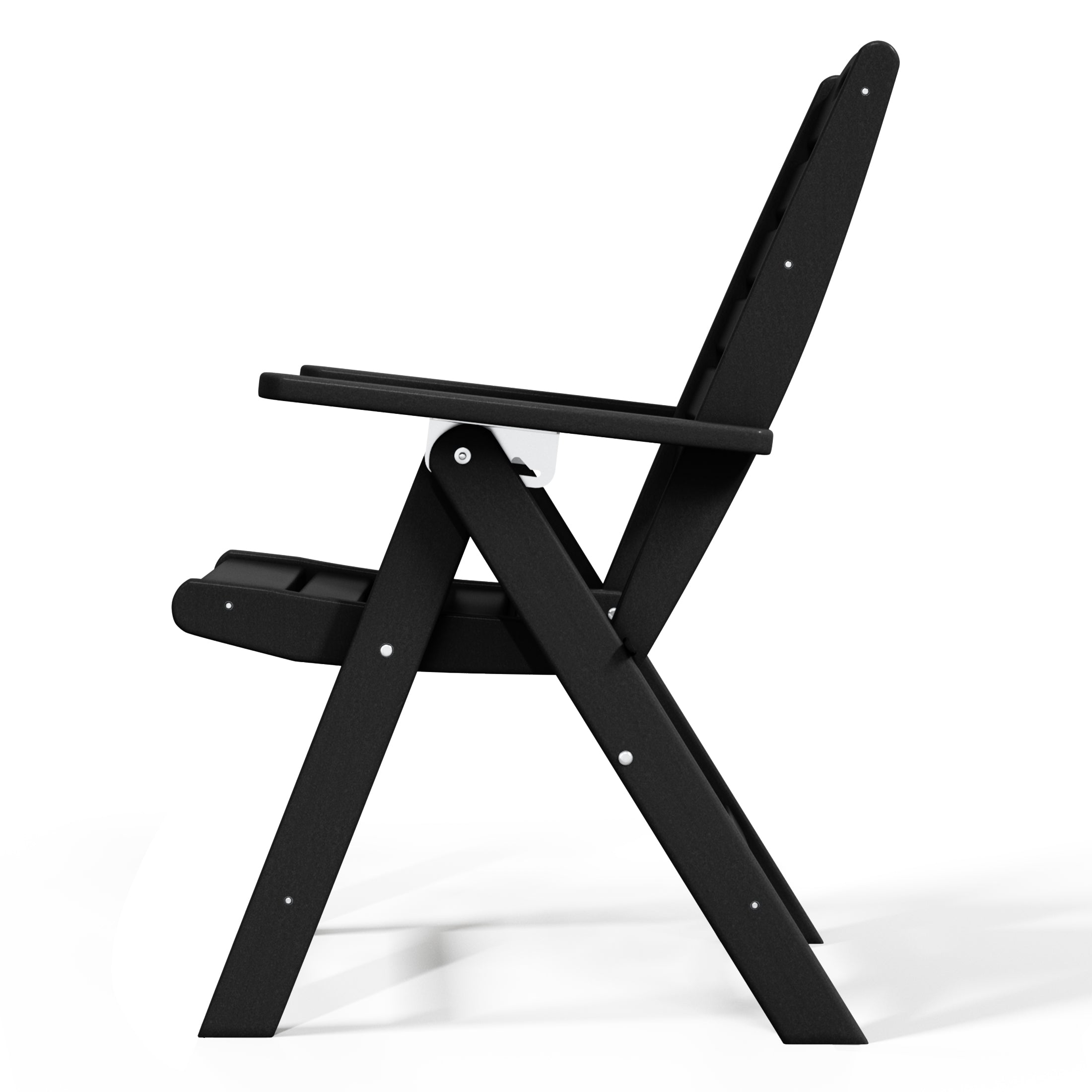 Aarhus All-Weather Outdoor Patio Folding Tall Back Dining Chair (38" High)