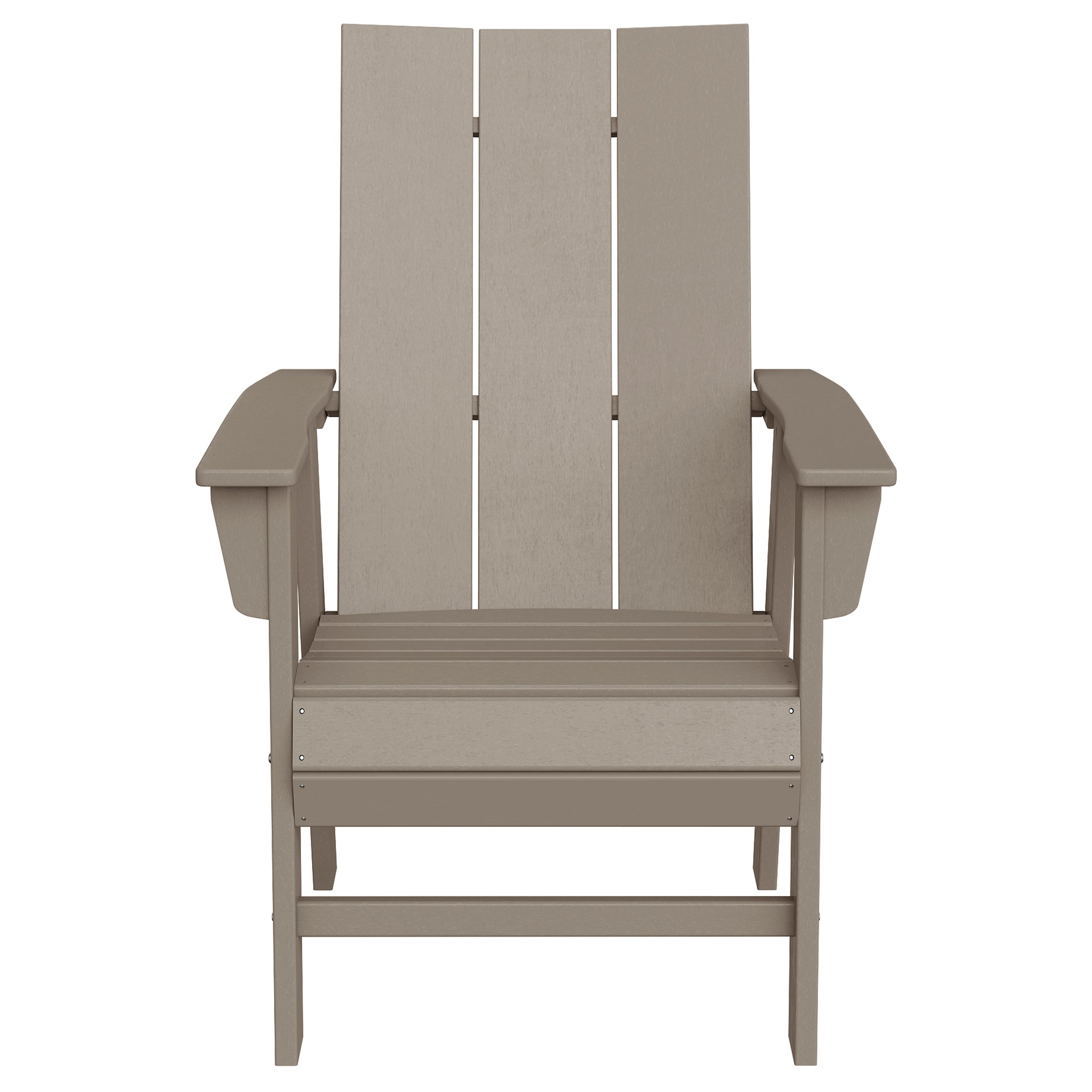 Malibu Modern All-Weather Outdoor Contoured Adirondack Dining Chair