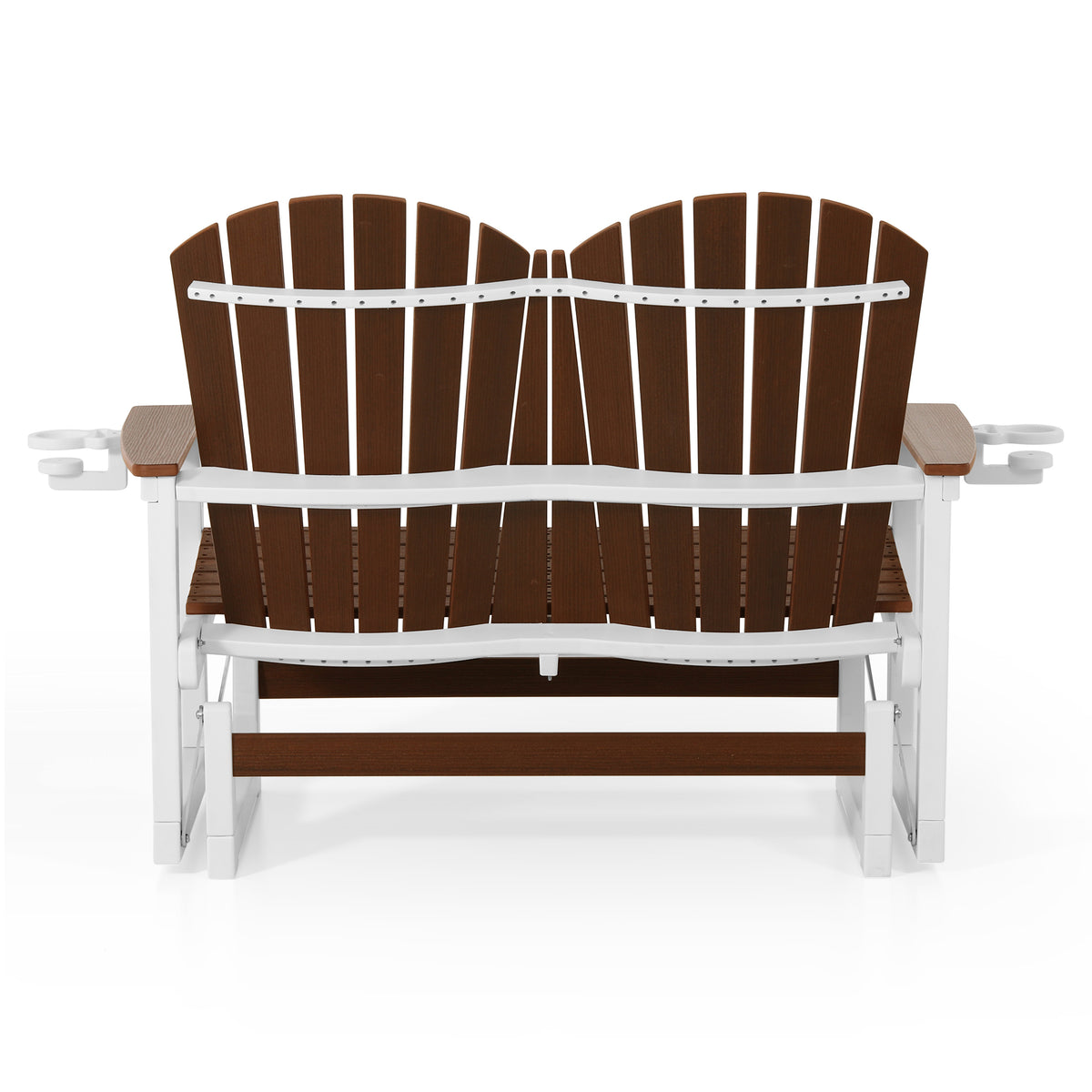 Adirondack 52“ Glider With Cup Holder