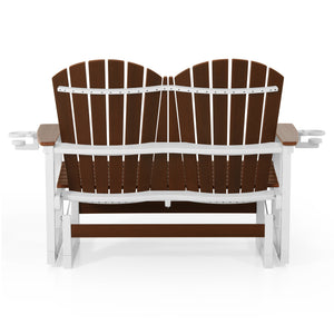 Adirondack 52“ Glider With Cup Holder