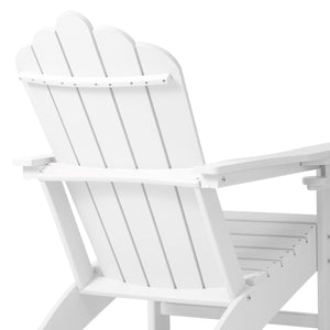 Tahoe All-Weather Outdoor Poly Adirondack Chair with Retractable Cup Holder