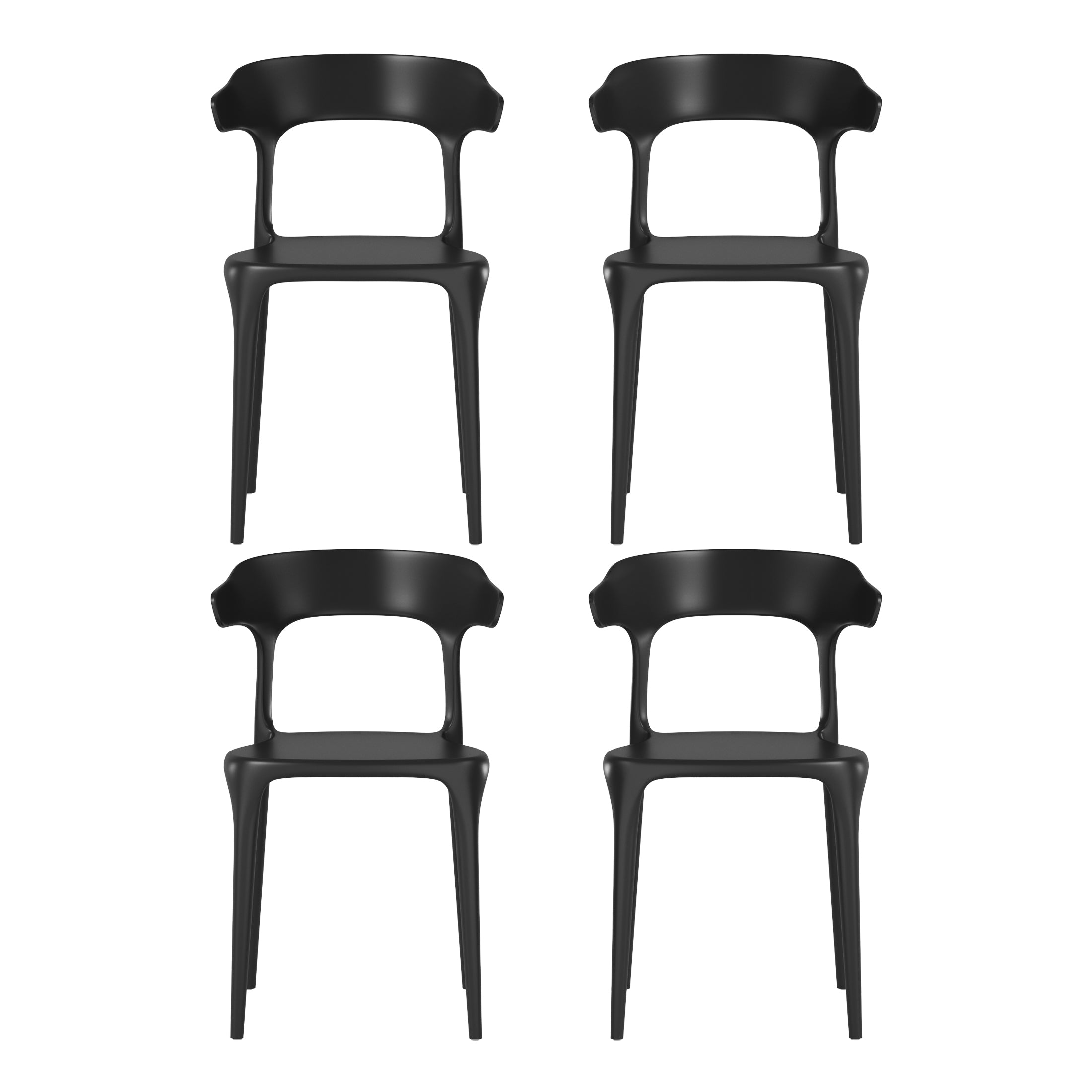 Polyform Stacking Dining Side Chair (Set of 4)