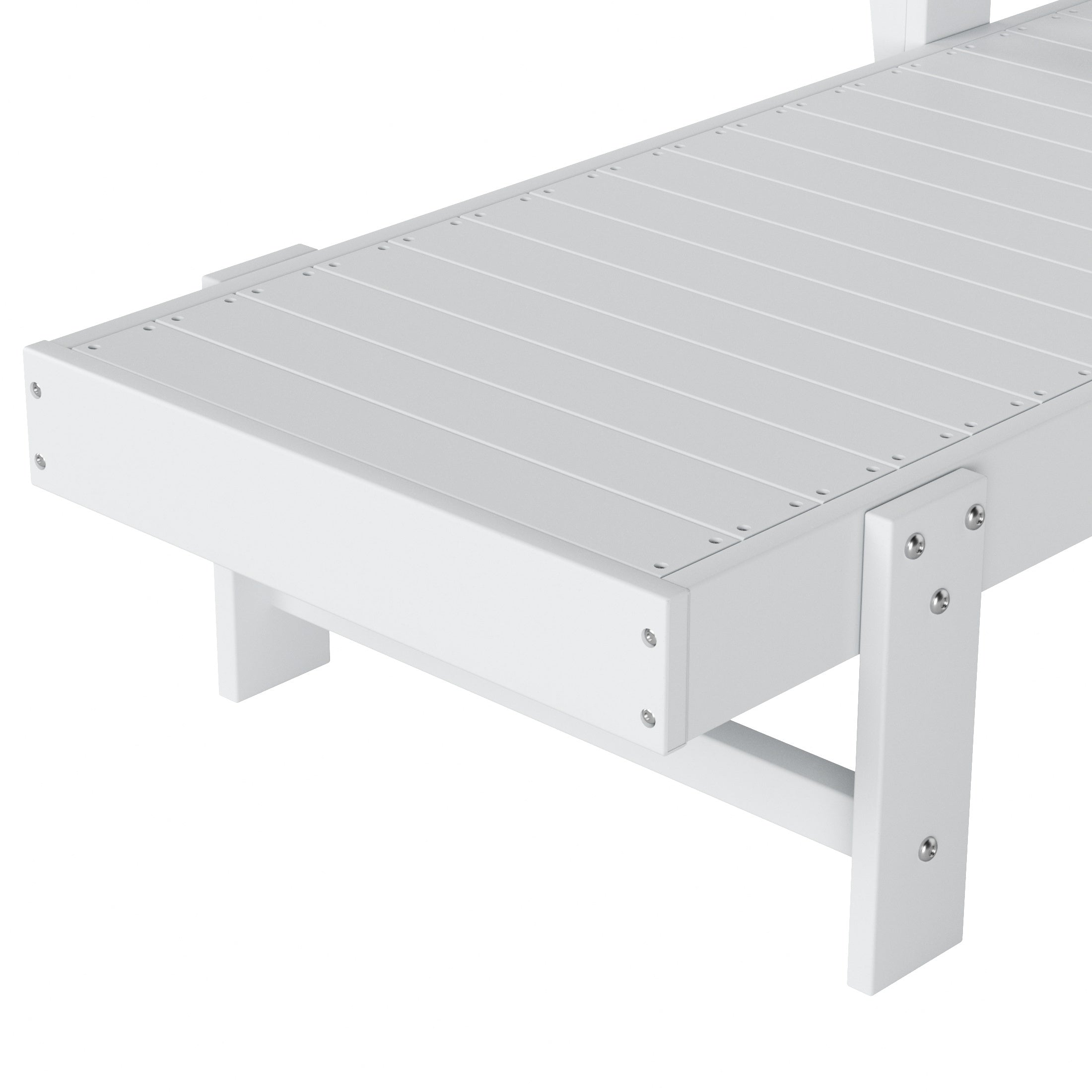 Chatham All-Weather Outdoor Adirondack Reclining Sun Lounger With Arms Rests & Wheels