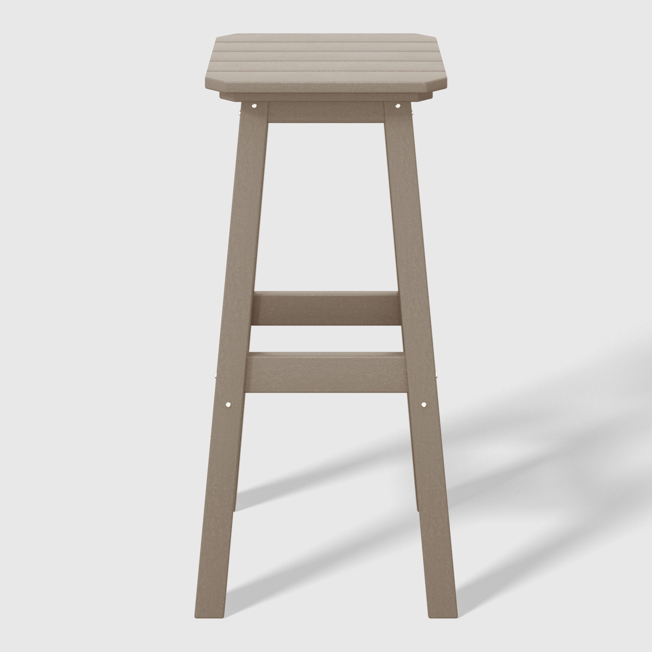 Stockholm All-Weather Outdoor Square Bar Stool (29" Height)