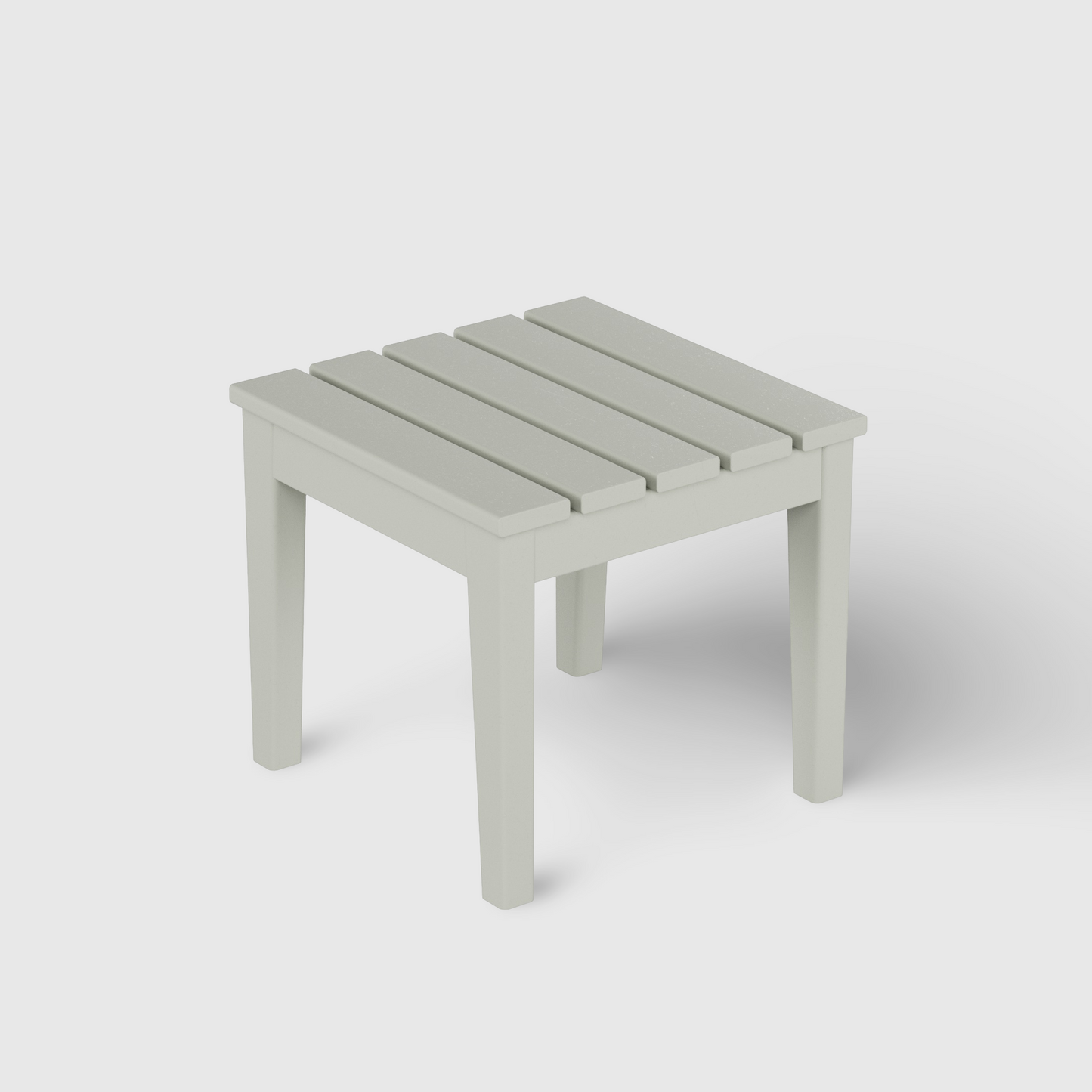 POLYTRENDS™ Tuscany All-Weather Outdoor Square Side Table (17" Height)