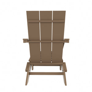 Malibu Modern All-Weather Outdoor Folding Adirondack Chair