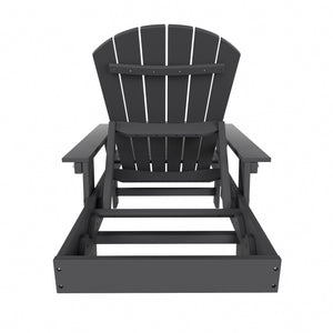Westport Classic All-Weather Outdoor Adirondack Reclining Sun Lounger With Arms Rests
