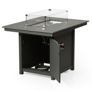 Sedona Rectangular 34" X 46" Dining Fire Pit Table
