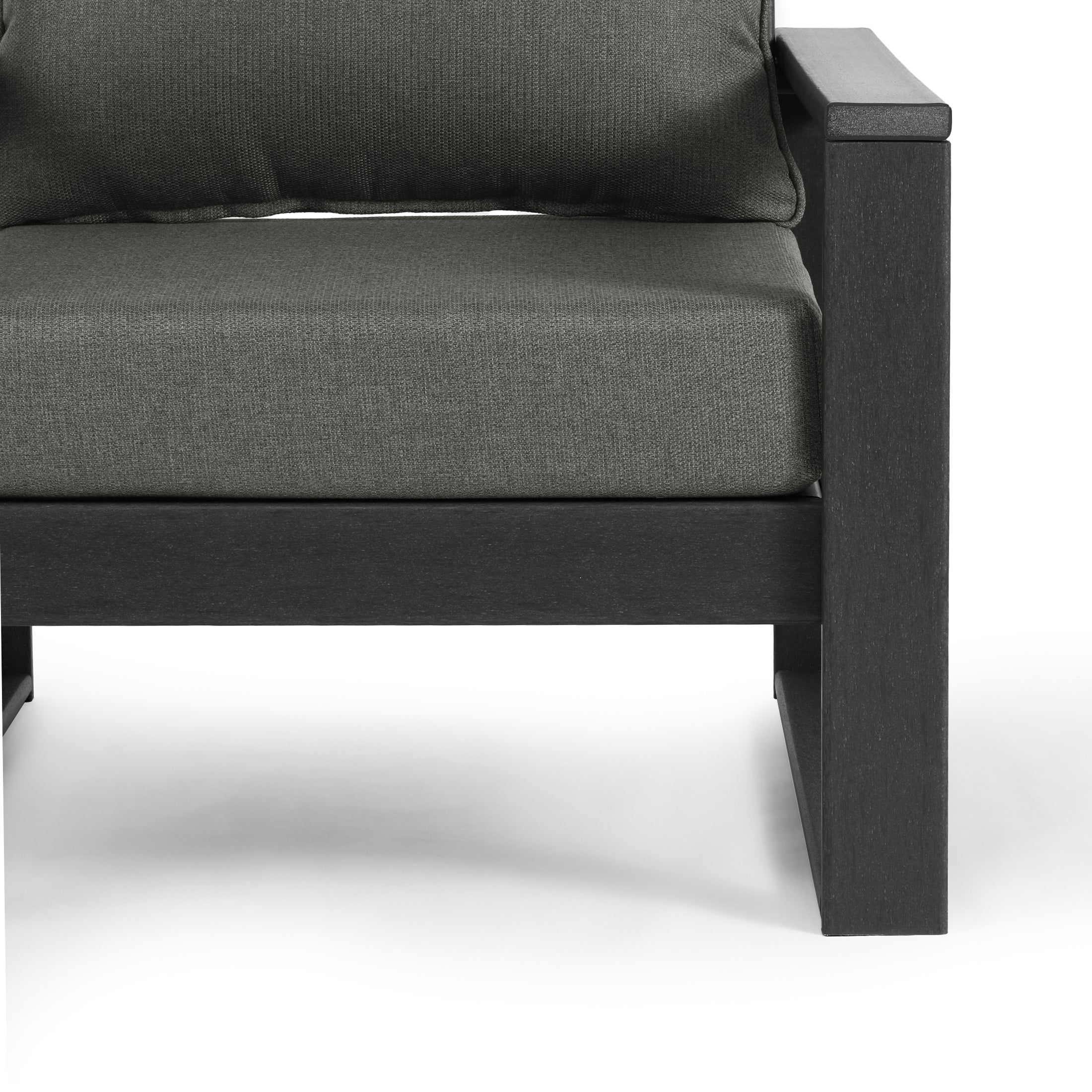 Signature All-Weather Outdoor Modular Patio Deep Seating Left Arm Chair (Left Arm Sectional Seat)