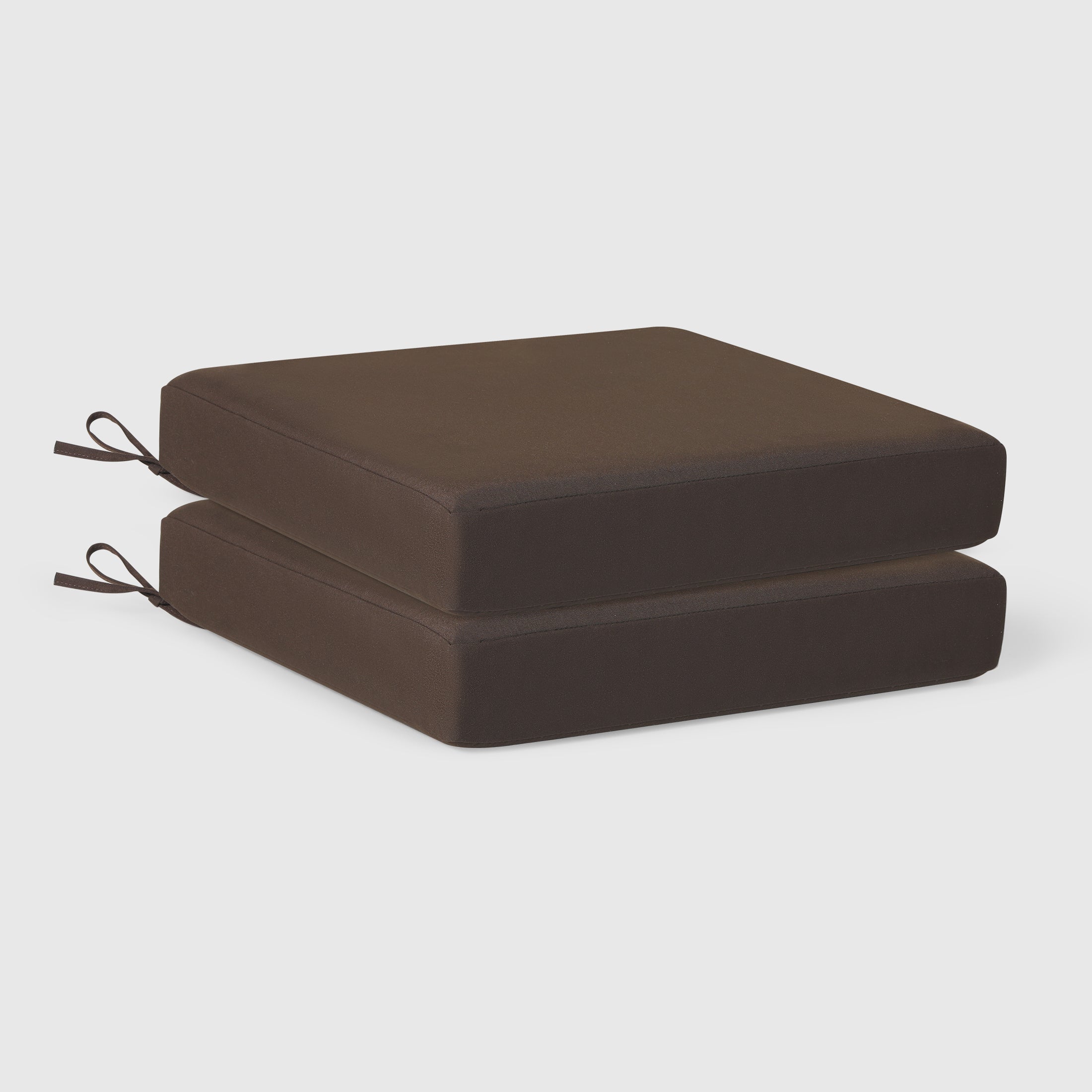 Outdoor Patio Furniture Seat Chair Square Cushions Set of 2, 20" x 19"