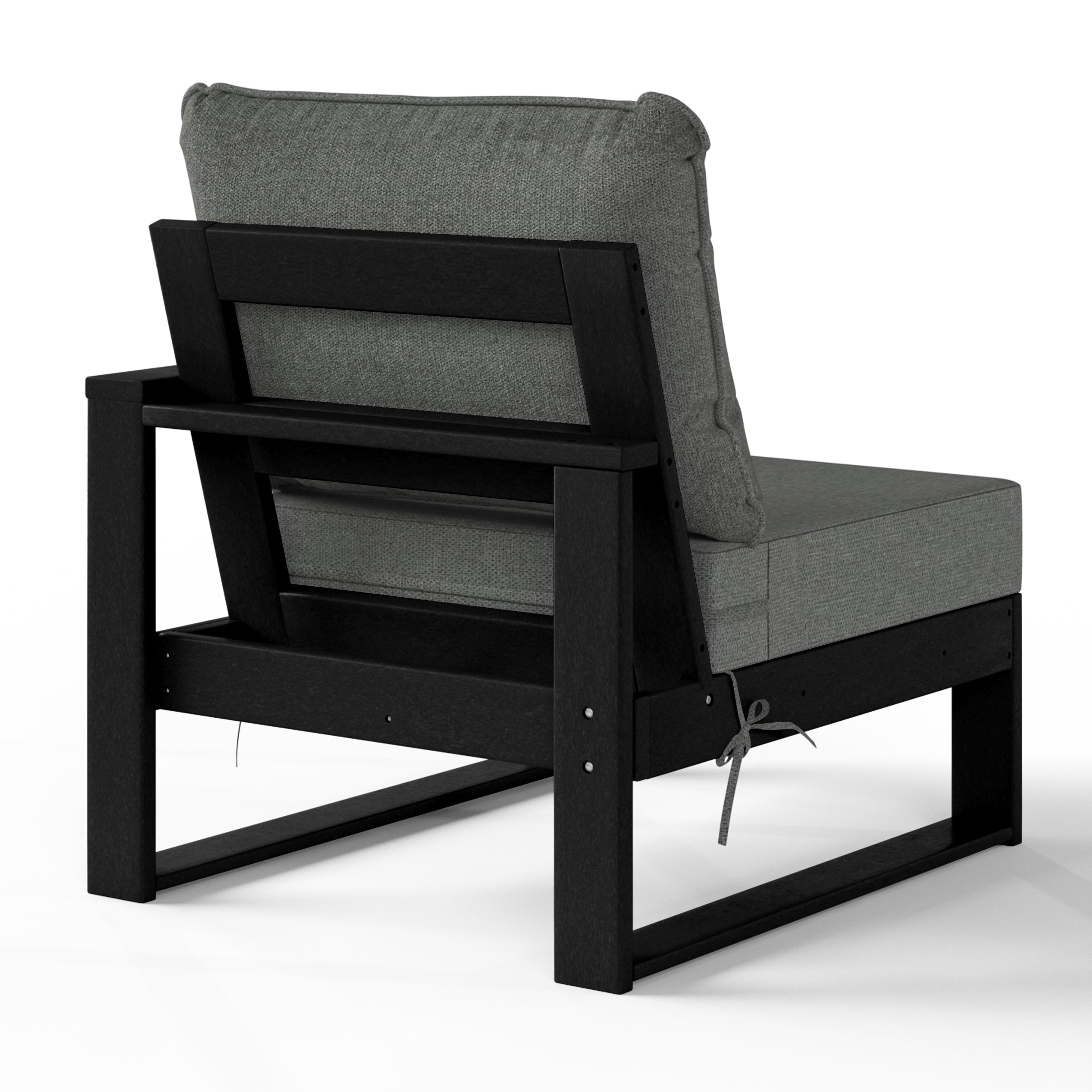 Signature All-Weather Outdoor Modular Patio Deep Seating Right Arm Chair (Right Arm Sectional Seat)