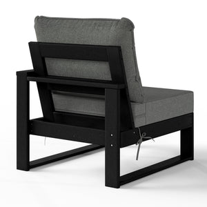 Signature All-Weather Outdoor Modular Patio Deep Seating Right Arm Chair (Right Arm Sectional Seat)