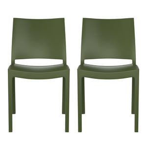 Polyform Stacking Dining Side Chair (Set of 2)